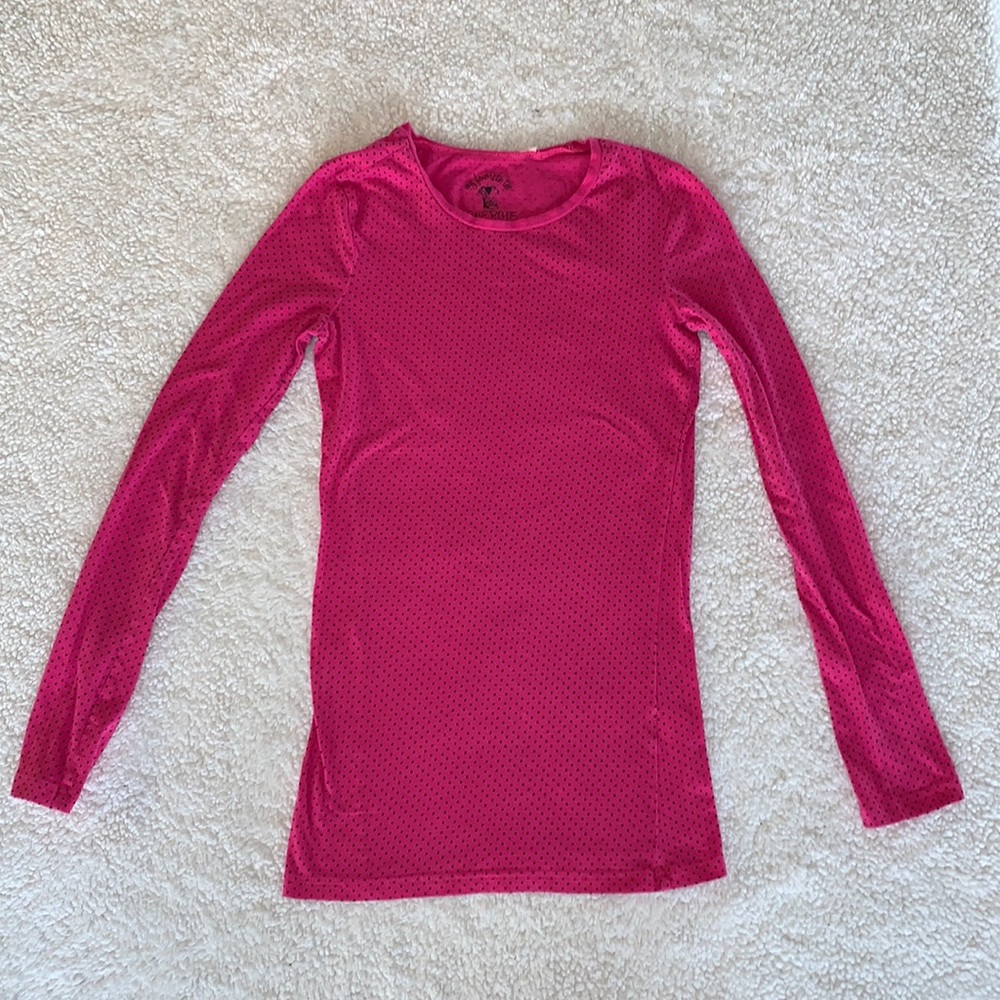 Energie Polka Dot Long Sleeve Top